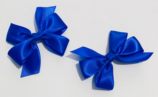 Royal blue pinwheel hair clip